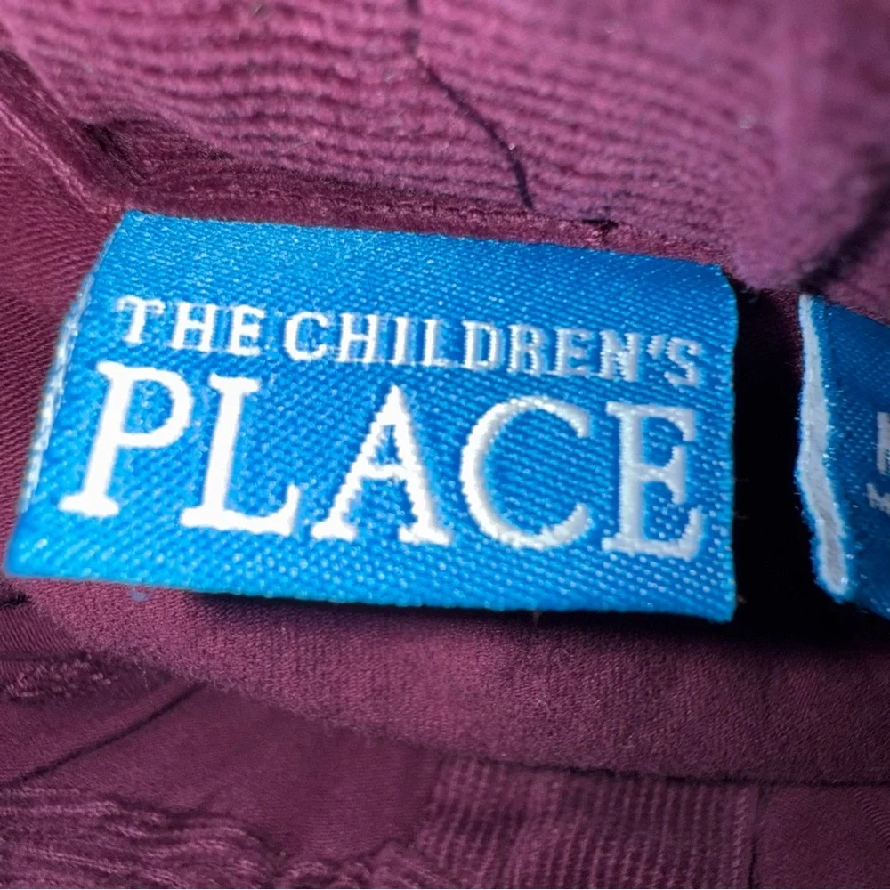 Y2K The Children's Place Burgundy Corduroy Skirt Size 24 month